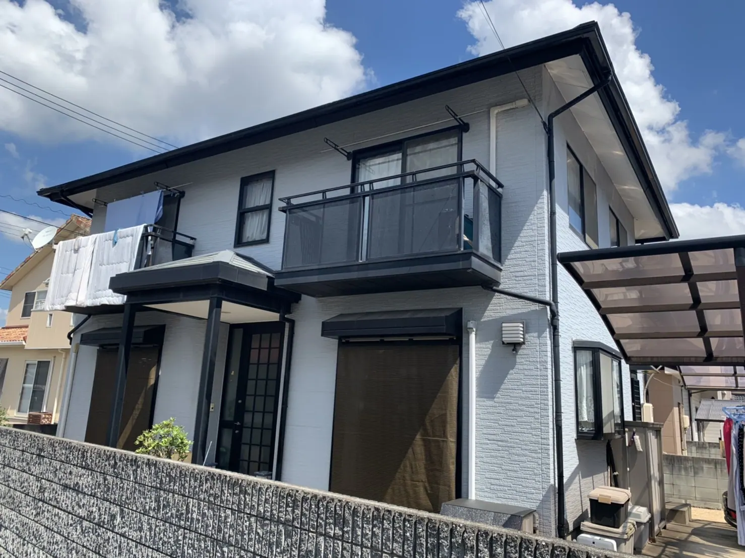 Y様邸 屋根・外壁塗装工事 (岡山県倉敷市) Before