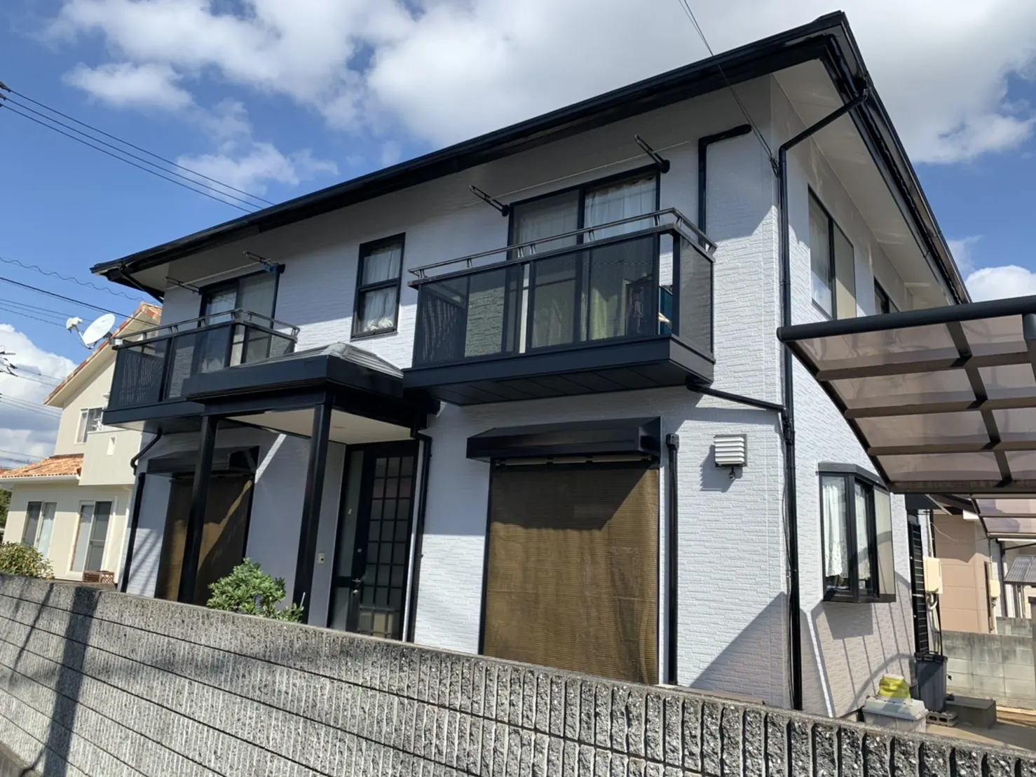 Y様邸 屋根・外壁塗装工事 (岡山県倉敷市) After