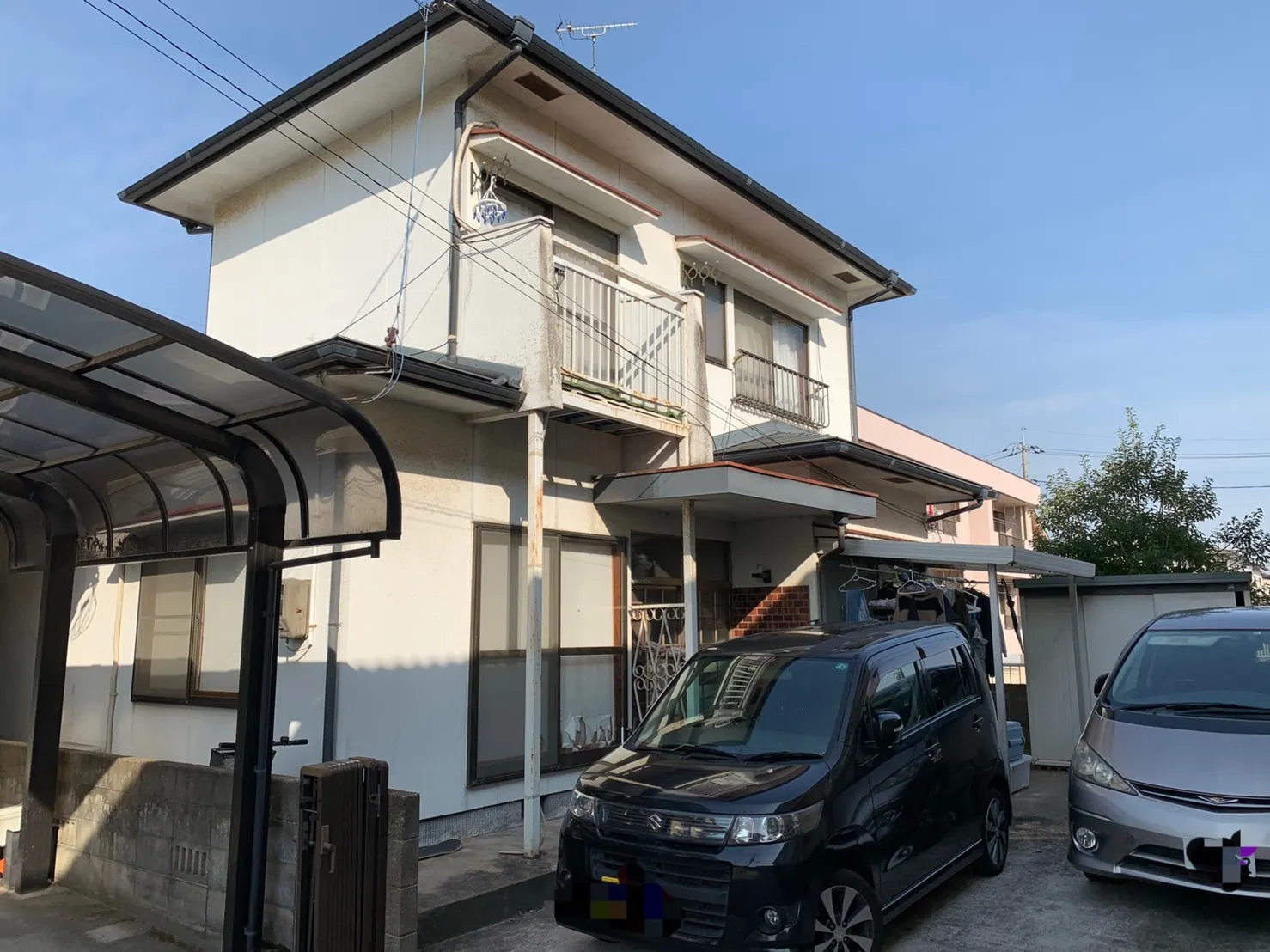 O様邸 外壁塗装・屋根塗装・ポリカ波板交換工事 (岡山県岡山市北区) Before