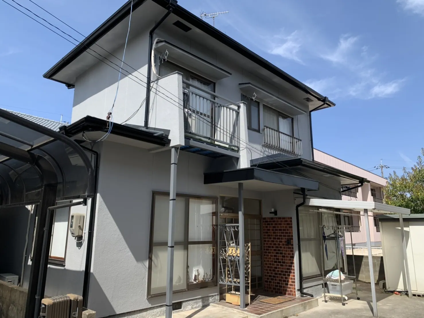 O様邸 外壁塗装・屋根塗装・ポリカ波板交換工事 (岡山県岡山市北区) 施工後
