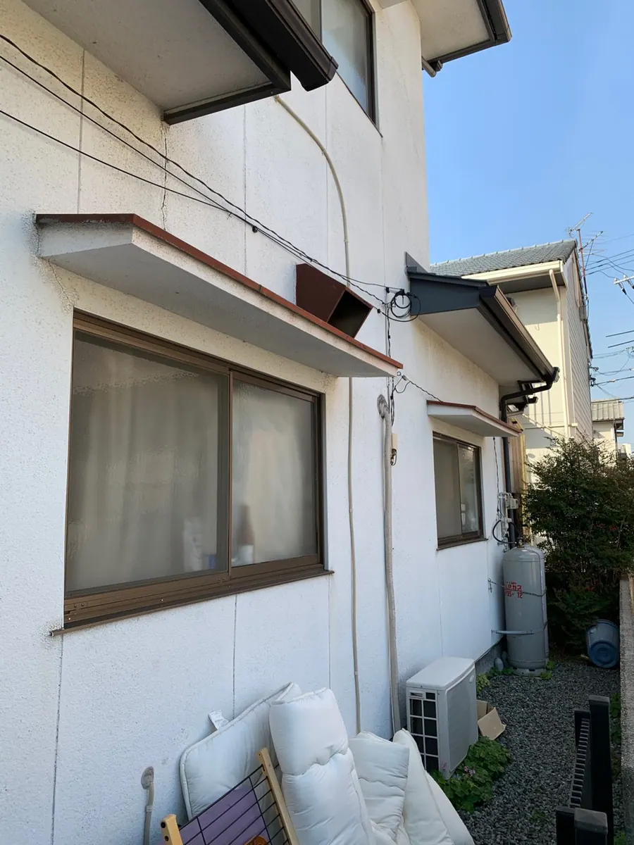 O様邸 外壁塗装・屋根塗装・ポリカ波板交換工事 (岡山県岡山市北区) Before