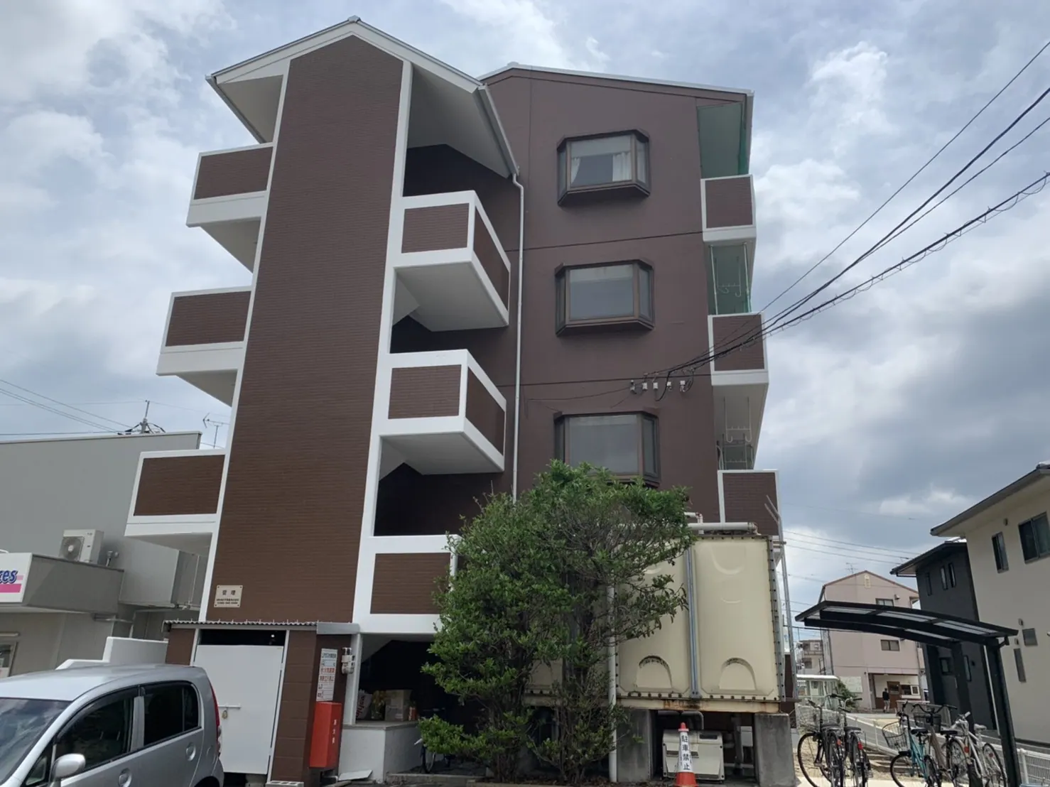 法人様マンション 屋根外壁塗装工事 (岡山県岡山市) After