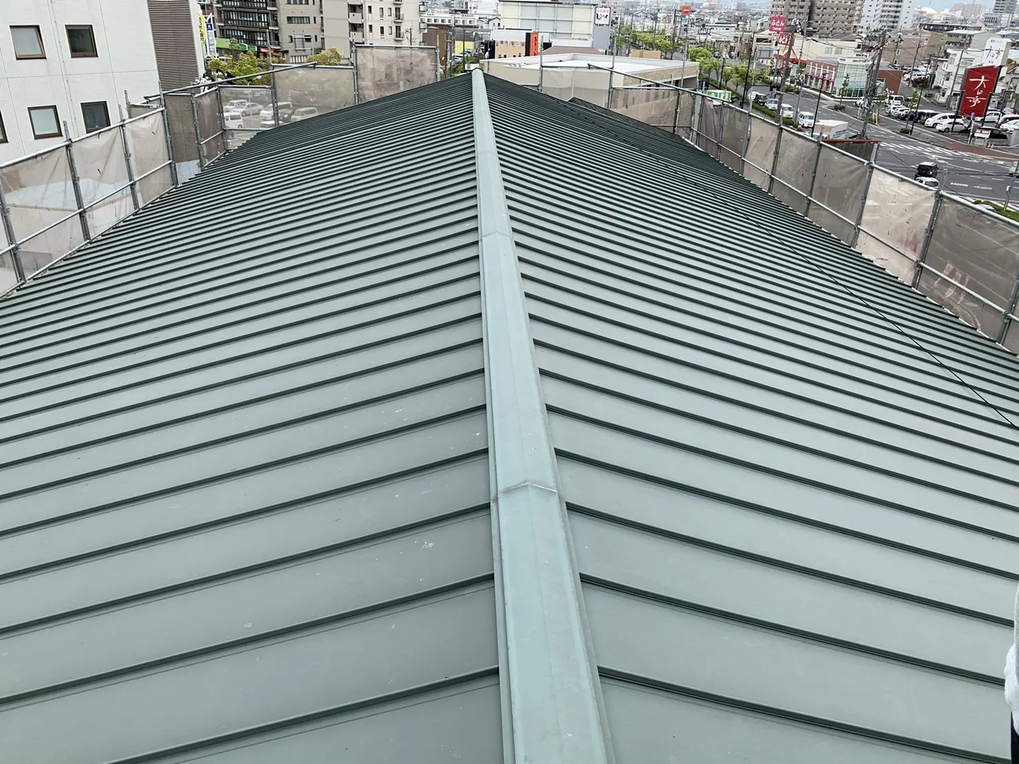 法人様マンション 屋根外壁塗装工事 (岡山県岡山市) 屋根Before