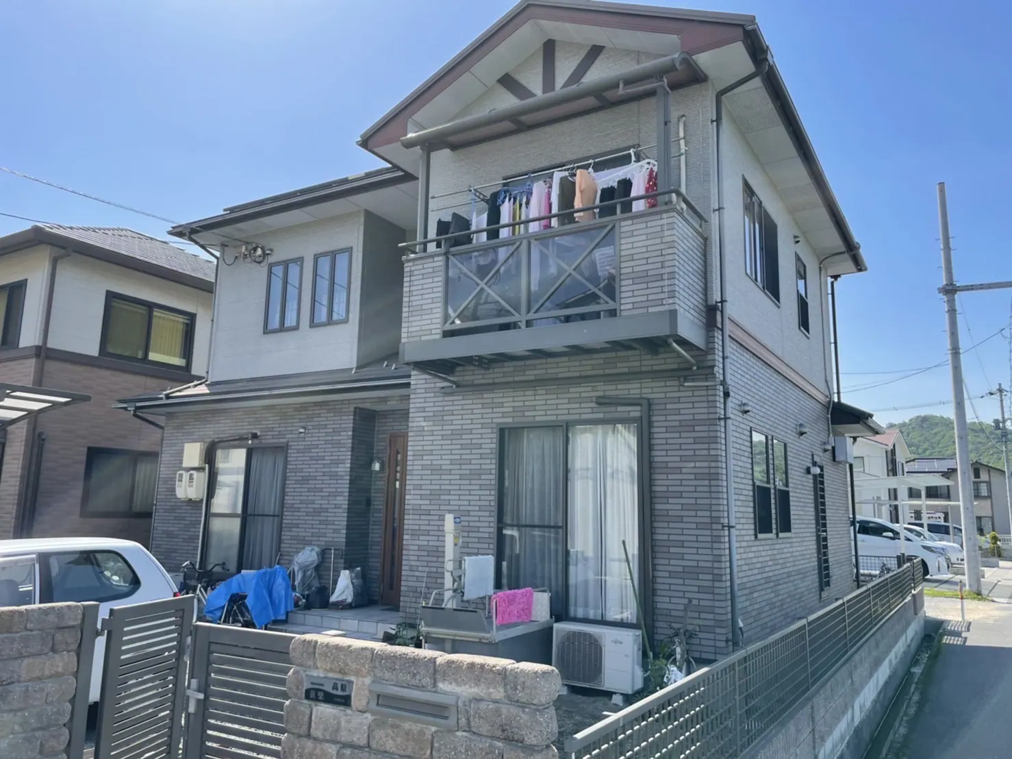 T様邸 屋根外壁塗装工事・シーリング工事 (岡山県倉敷市) Before