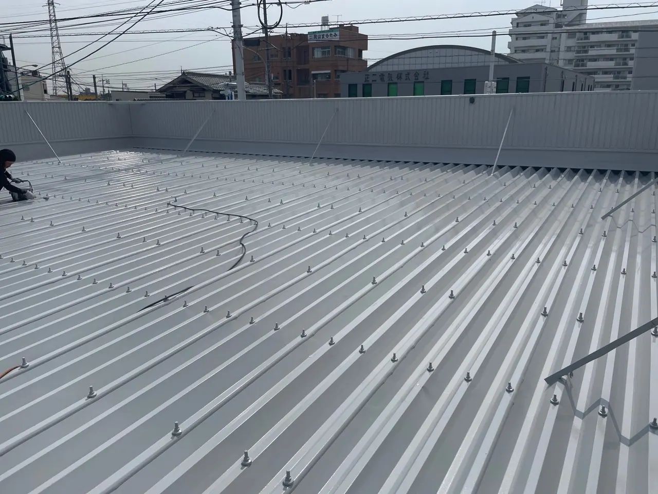 某店舗様 屋根塗装工事 (岡山県岡山市) After