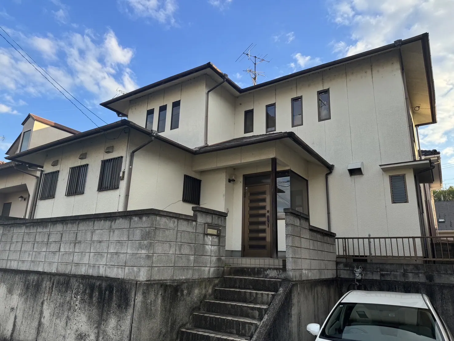 N様邸 外壁塗装・屋根塗装工事(岡山県岡山市) Before