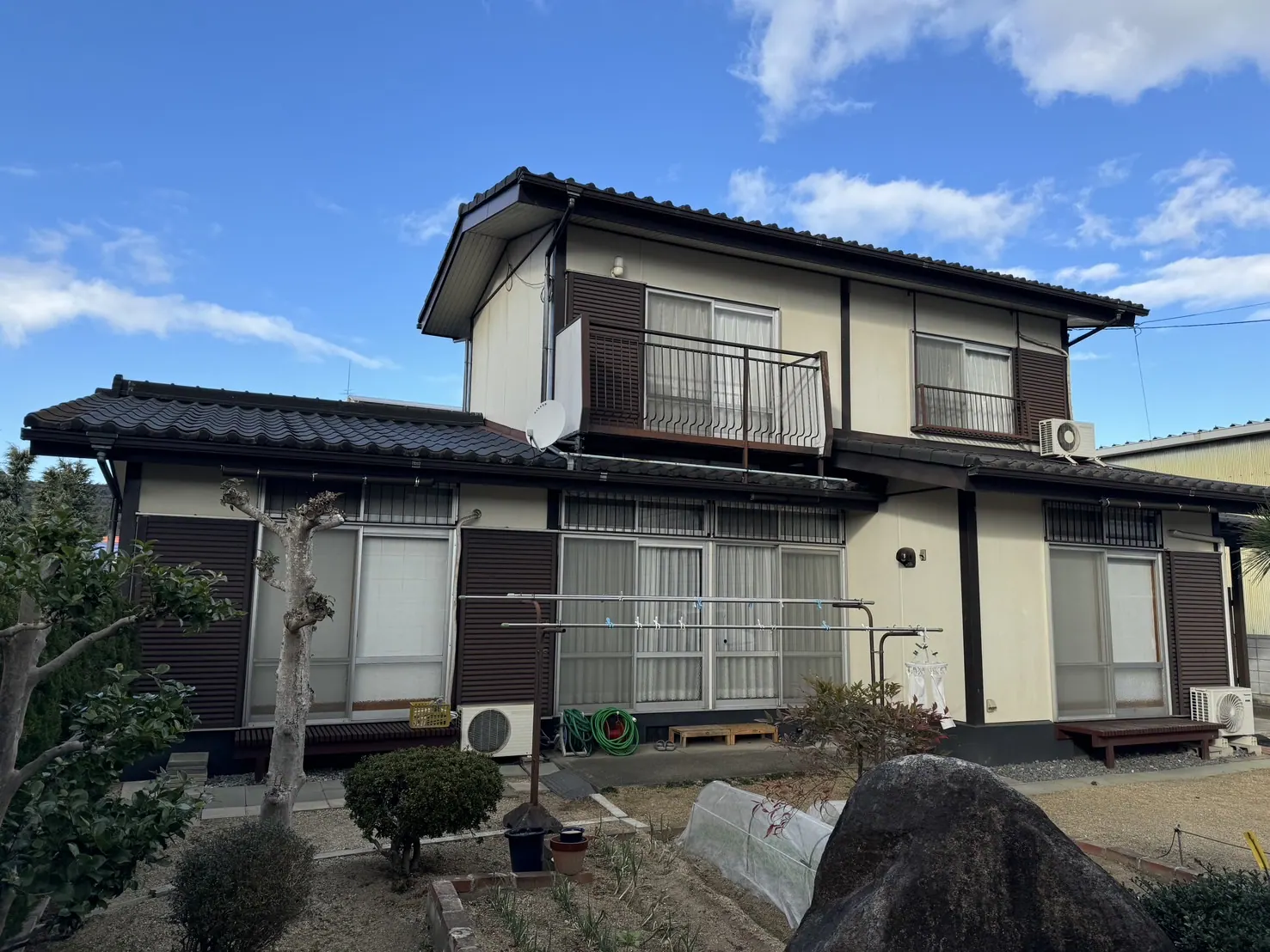 W様邸 外壁塗装工事(岡山県倉敷市) Before