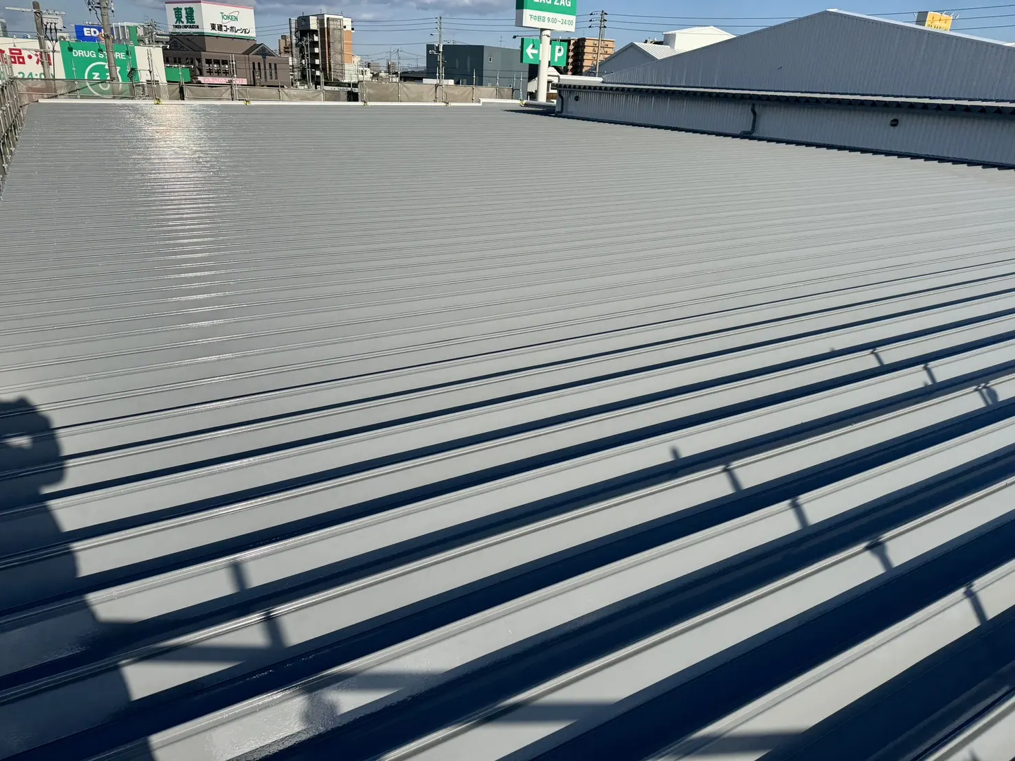 某大型店舗様 屋根外壁塗装工事(岡山県岡山市) After