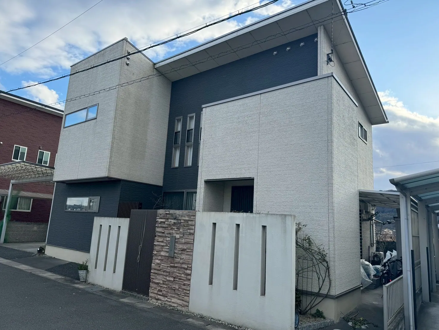 S様邸 屋根・外壁塗装工事(岡山県倉敷市) Before