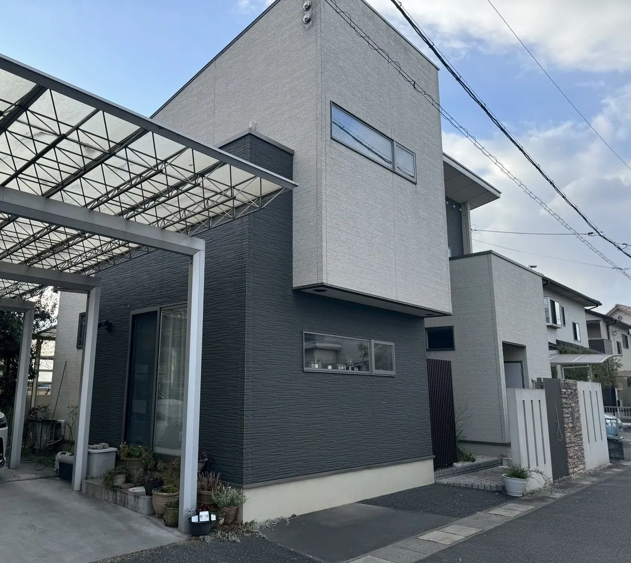 S様邸 屋根・外壁塗装工事(岡山県倉敷市) Before