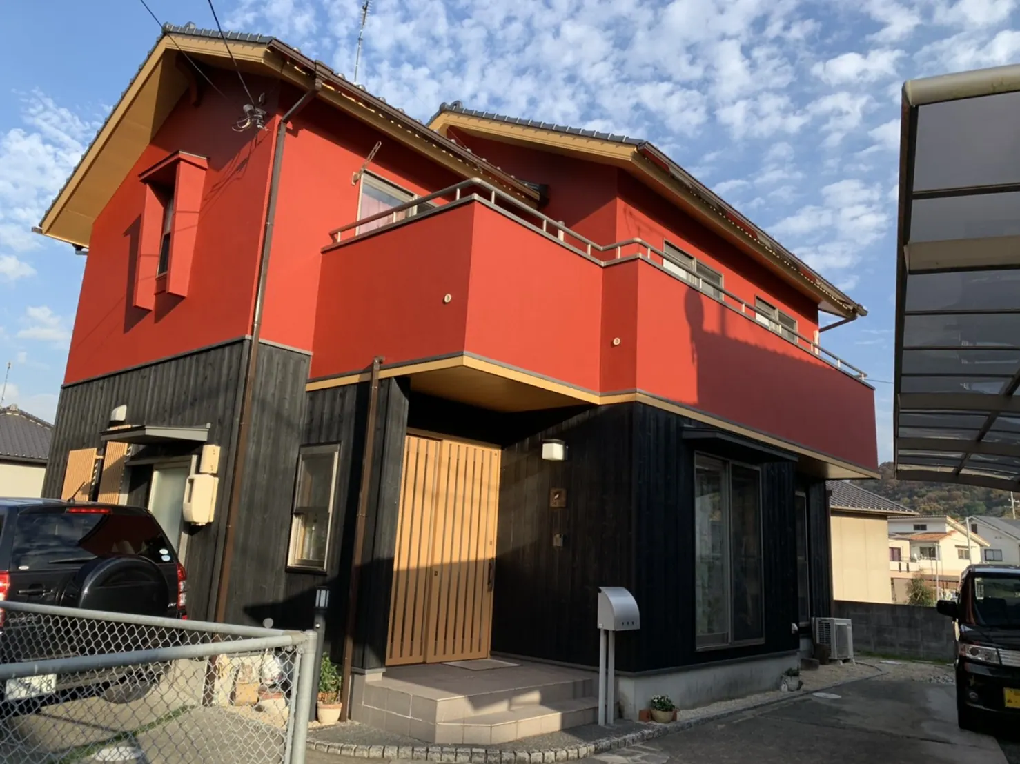 M様邸 外壁塗装・ベランダ防水工事 (岡山県岡山市北区) 完成写真