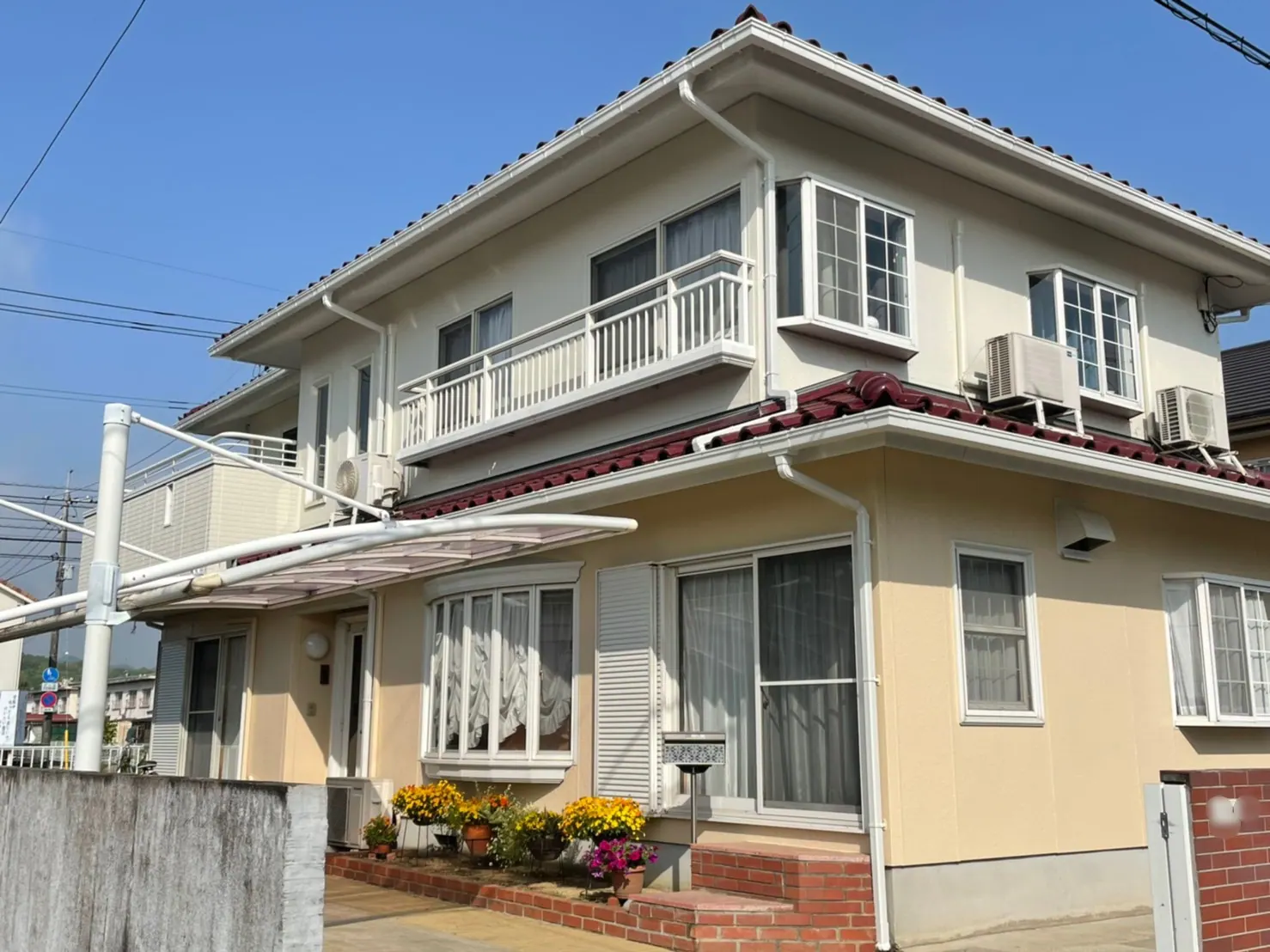 T様邸 外壁塗装工事 (岡山県倉敷市) 完成写真