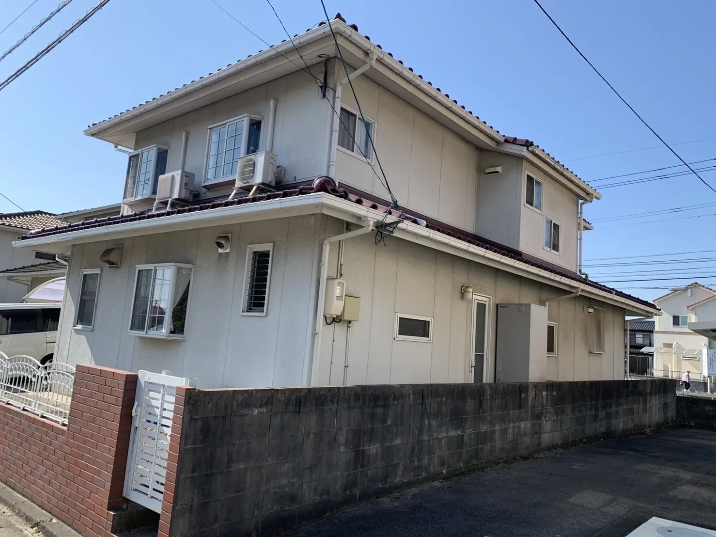 T様邸 外壁塗装工事 (岡山県倉敷市) Before