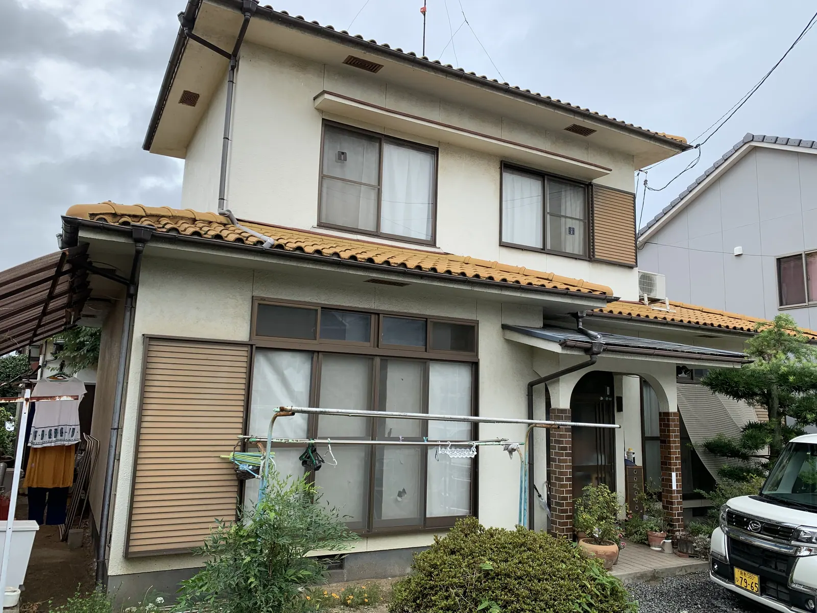 U様邸 屋根・外壁塗装工事 (岡山県倉敷市) Before