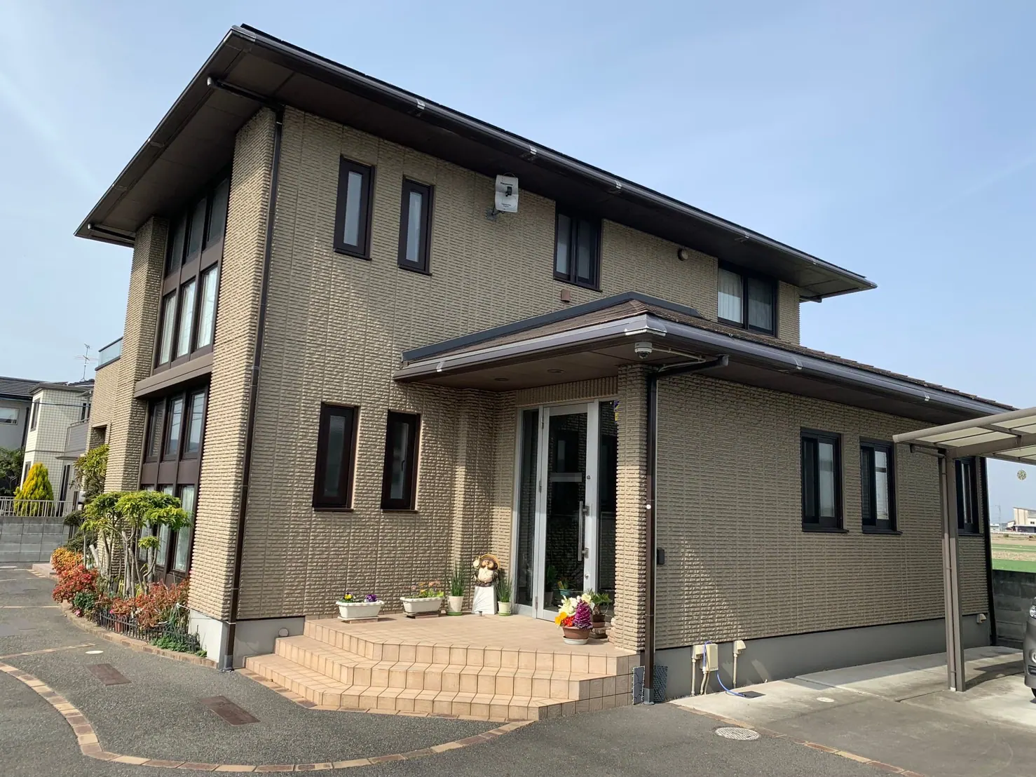 S様邸 屋根・外壁塗装工事 (岡山県岡山市南区) Before