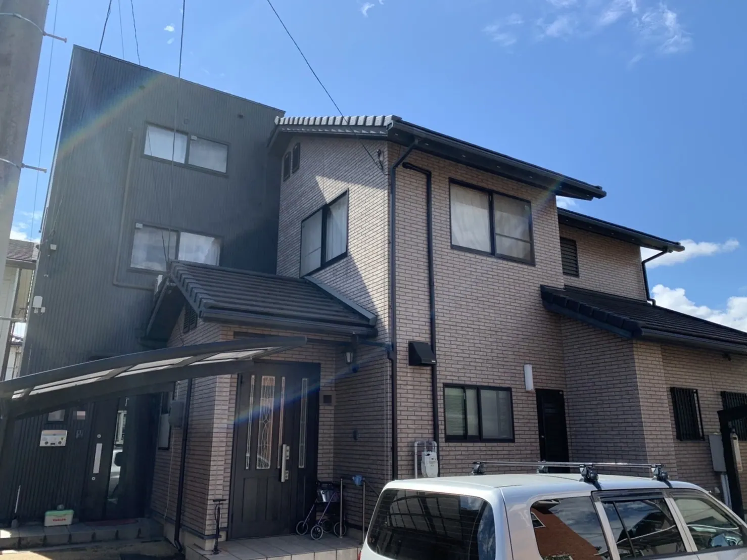 M様邸 外壁塗装工事・シーリング打ち替え工事 (岡山県倉敷市) Before