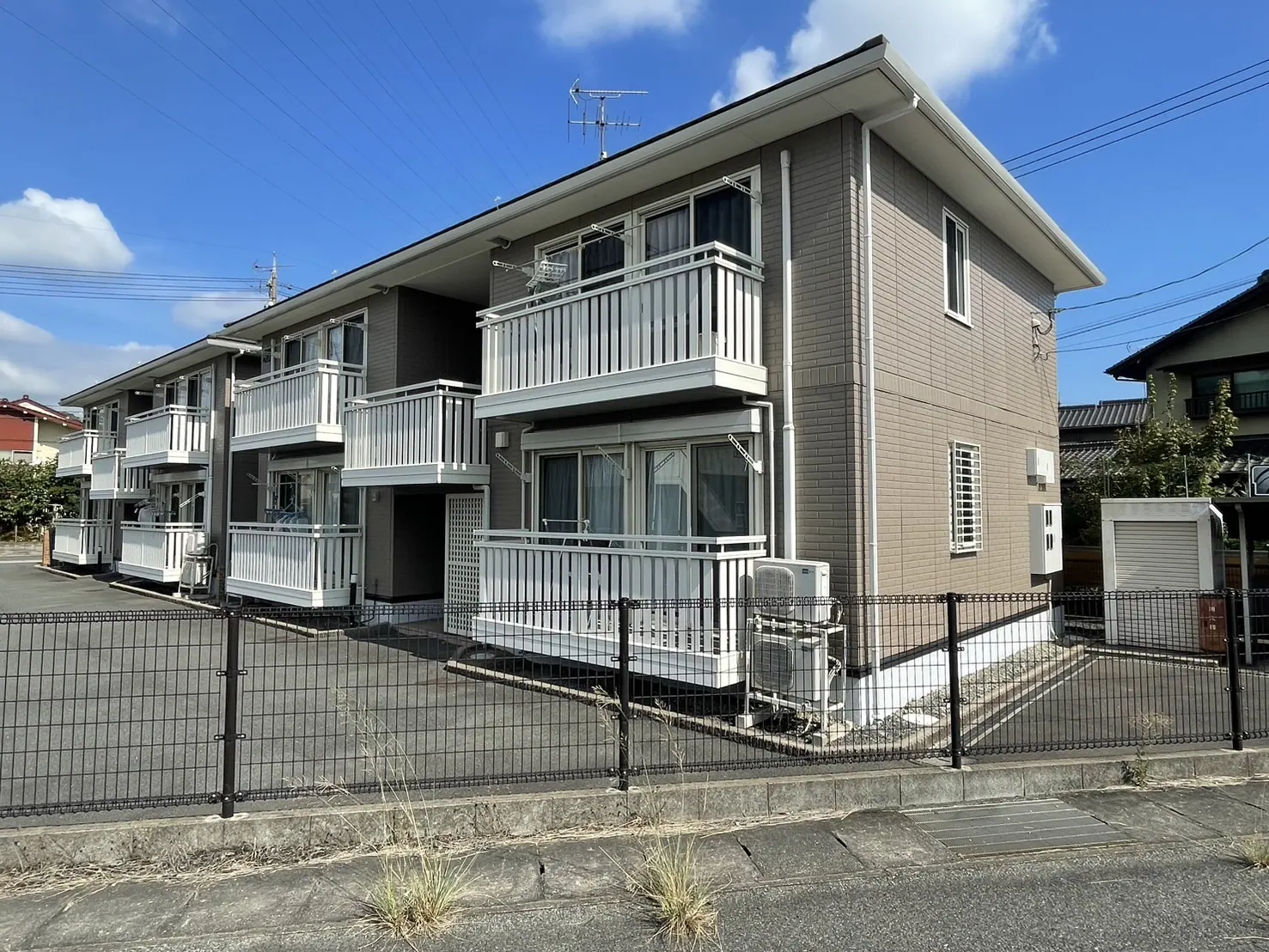 アパートオーナー様 外壁塗装工事(岡山県倉敷市) 施工後