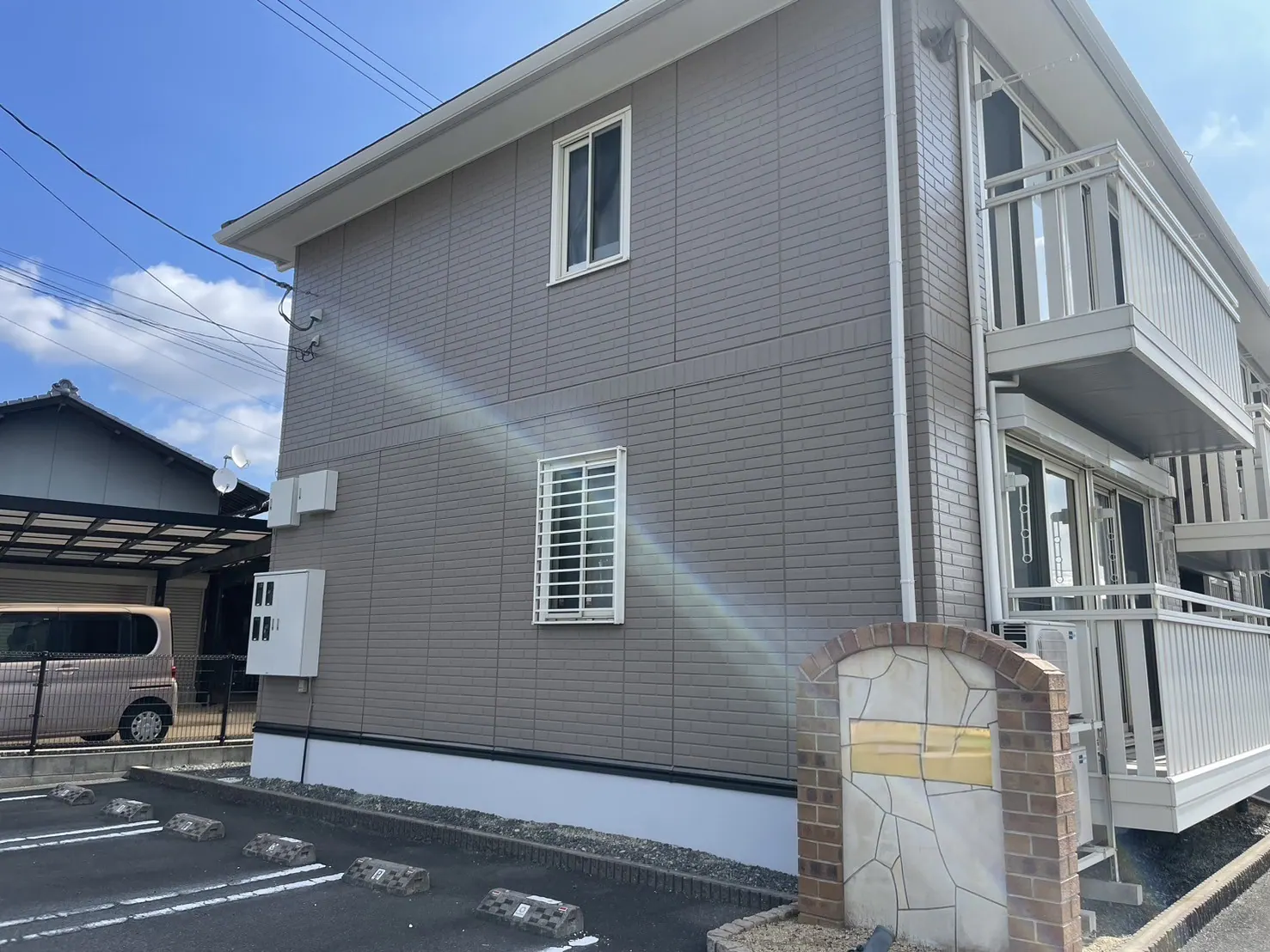 アパートオーナー様 外壁塗装工事(岡山県倉敷市) After