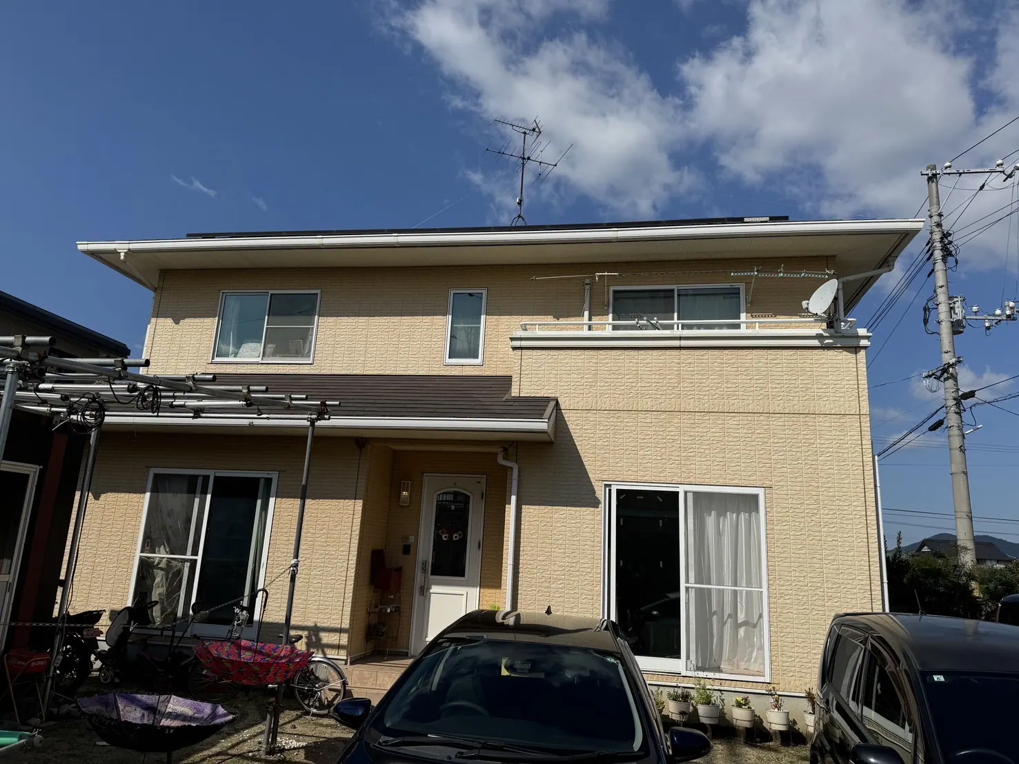 M様邸 外壁塗装・屋根塗装工事(岡山県岡山市) Before
