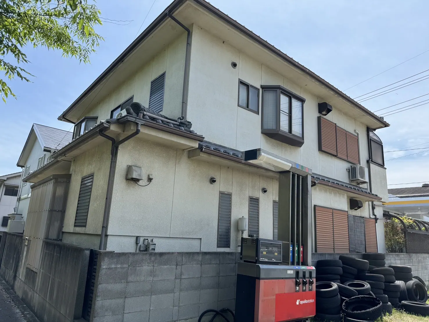 S様邸 外壁塗装工事(岡山県倉敷市) Before