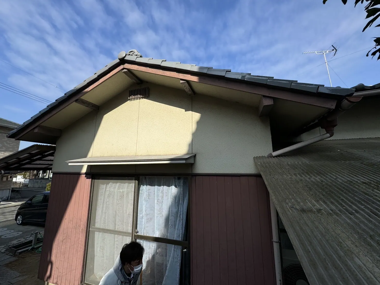 A様邸 外壁塗装工事(岡山県岡山市) Before