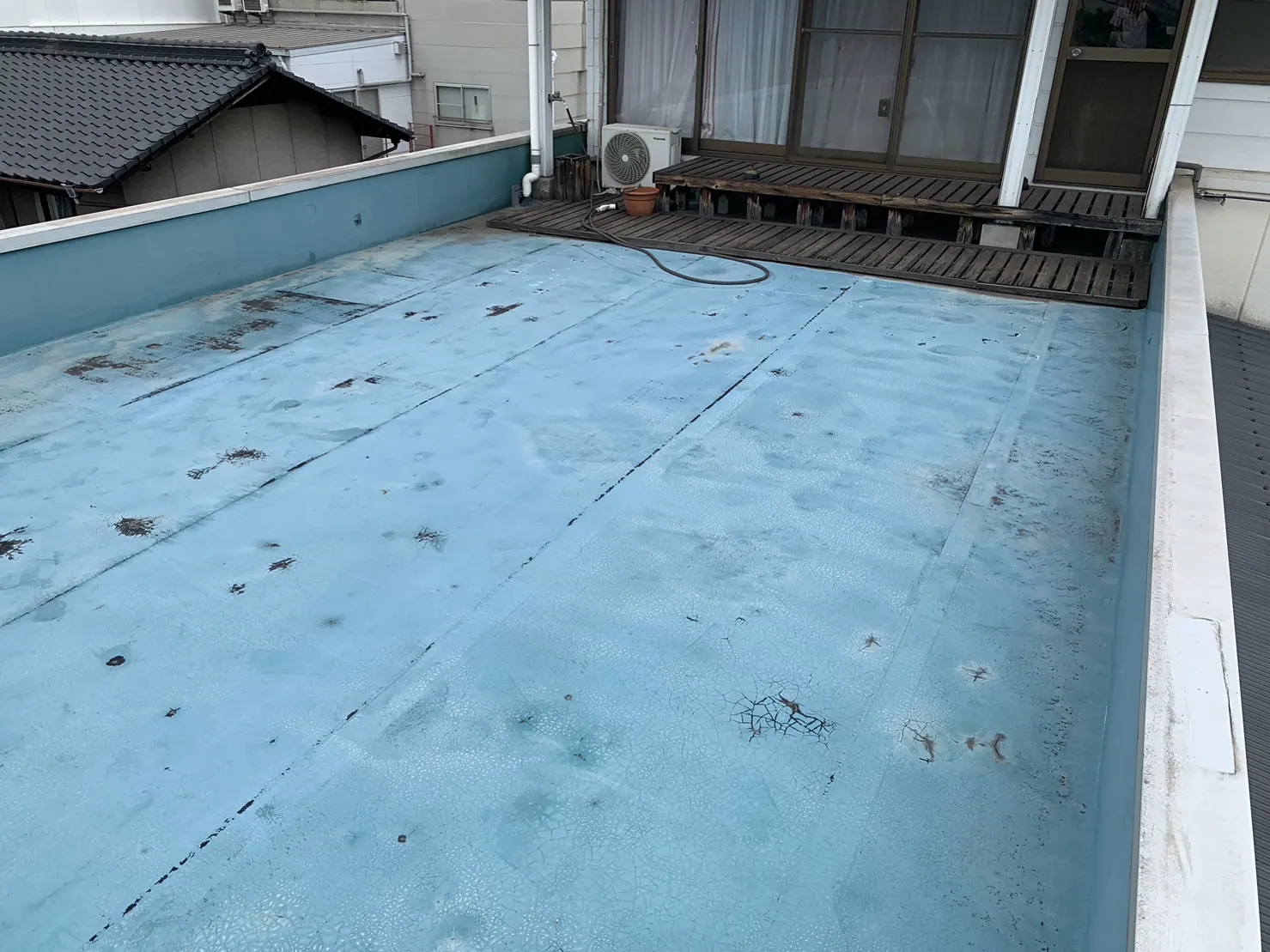 某企業様事務所 屋上防水工事 (岡山県倉敷市) Before