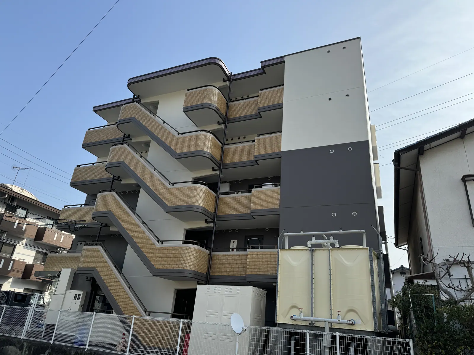 5階建マンション外壁塗装工事・その他リフレッシュ工事(岡山県岡山市) After