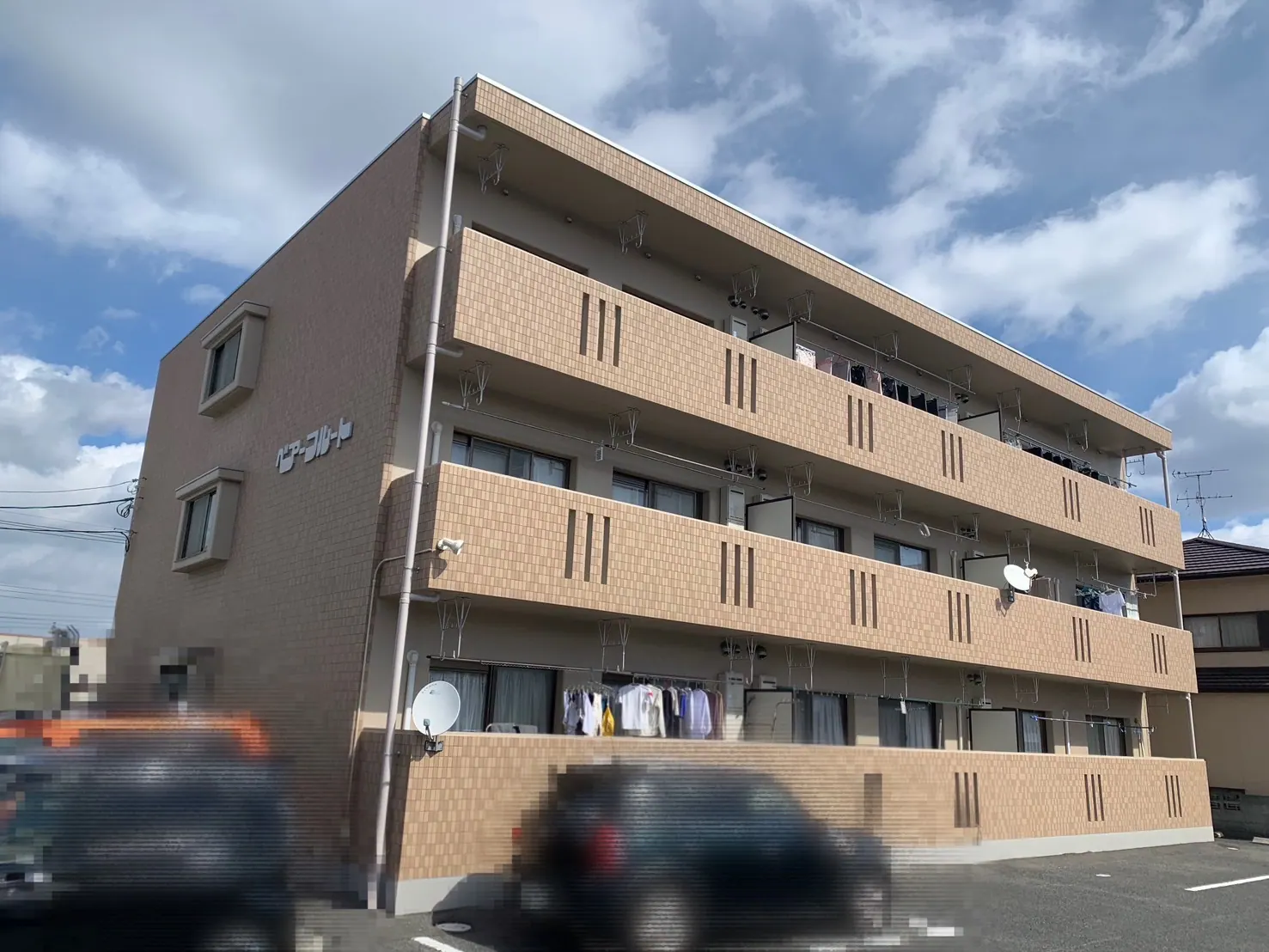 マンションオーナー様 外壁塗装工事・防水改修工事(岡山県岡山市) 完成写真
