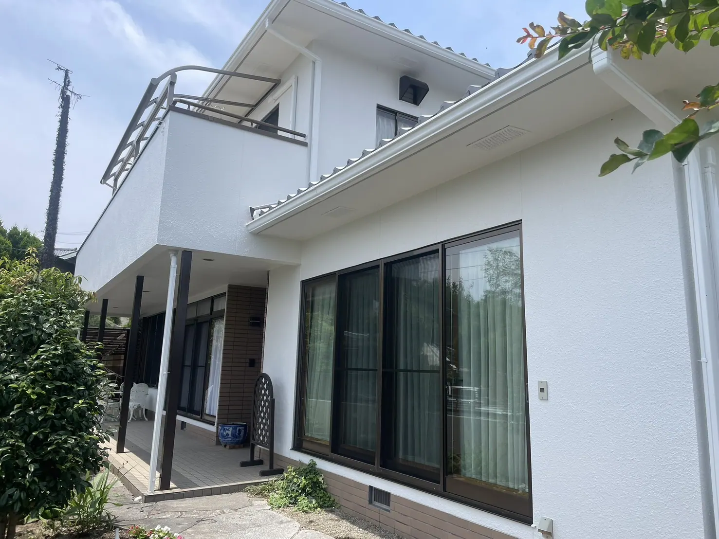 I様邸 外壁塗装・外塀塗装工事(岡山県岡山市) After
