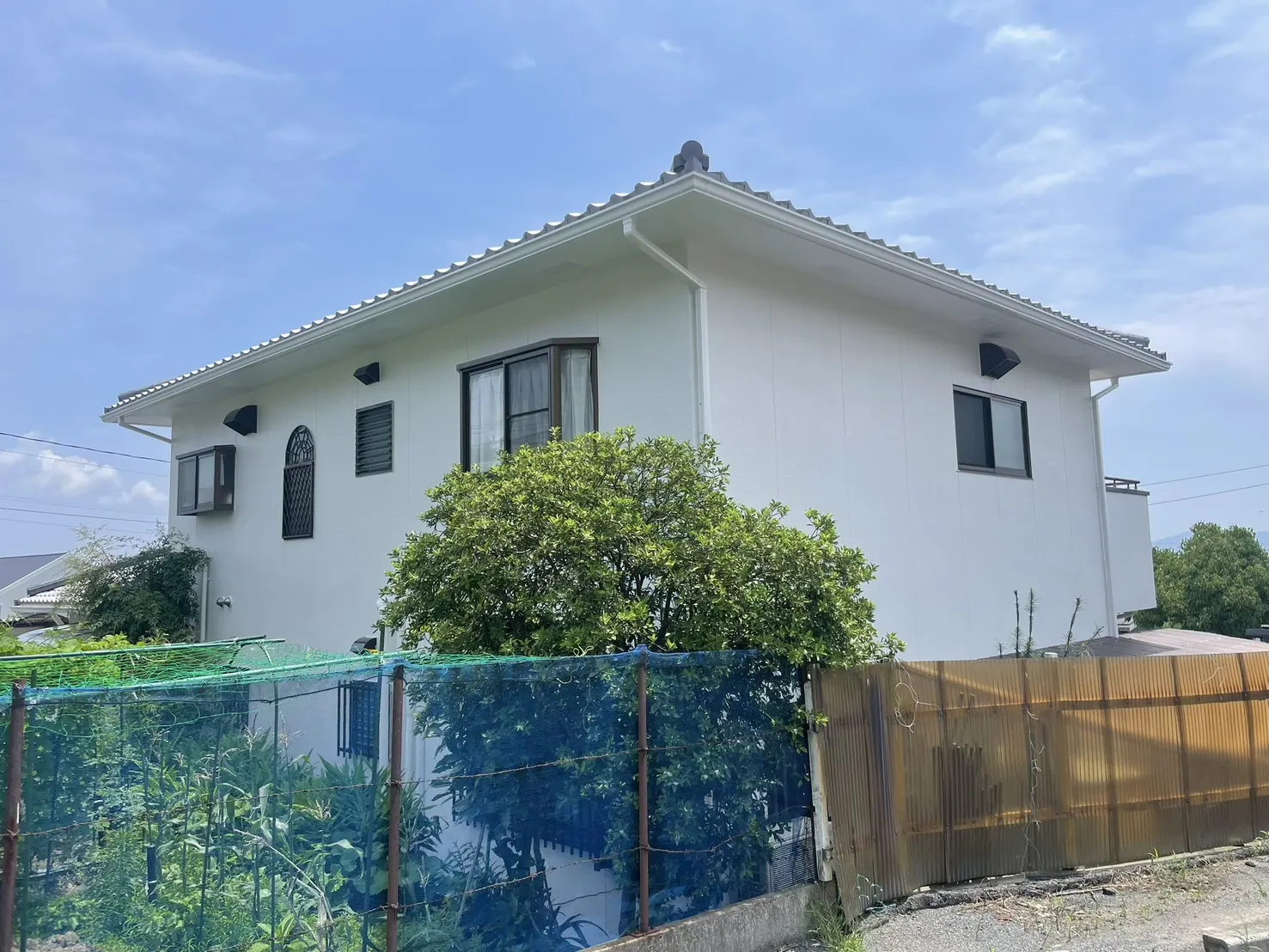 I様邸 外壁塗装・外塀塗装工事(岡山県岡山市) After
