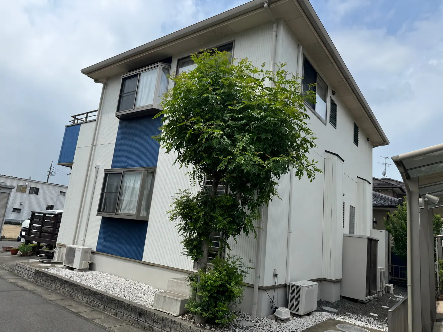 N様邸 外壁塗装・シーリング打ち替え工事(岡山県岡山市南区) Before 側面の外壁